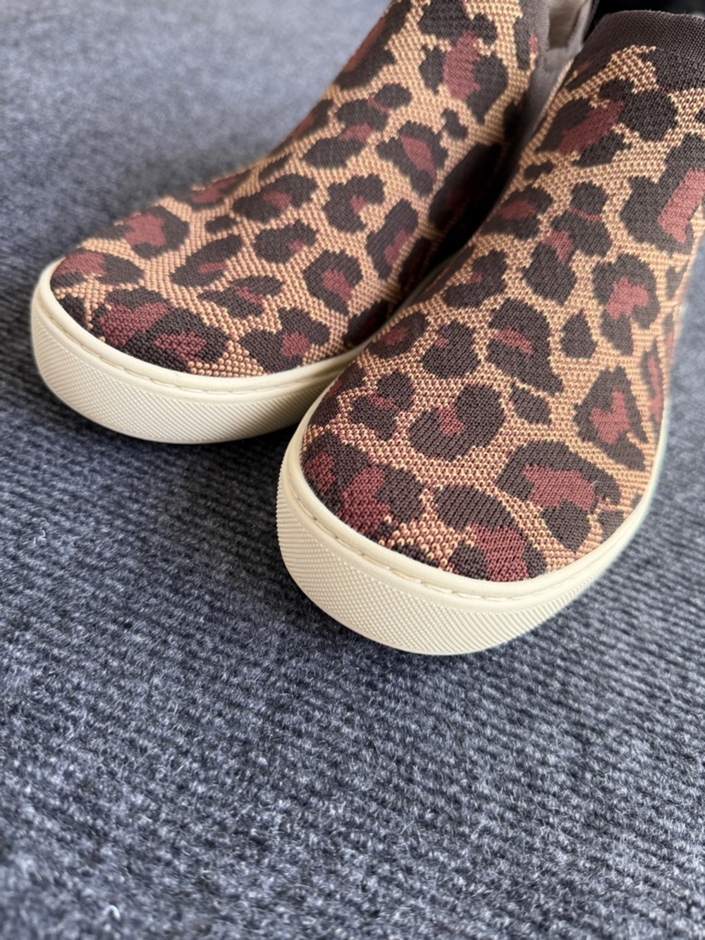 Rothy’s The Slip On Sneaker – Leopard Print – Size 9 - Picture 10 of 11